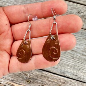 Whimsical Cat Earrings